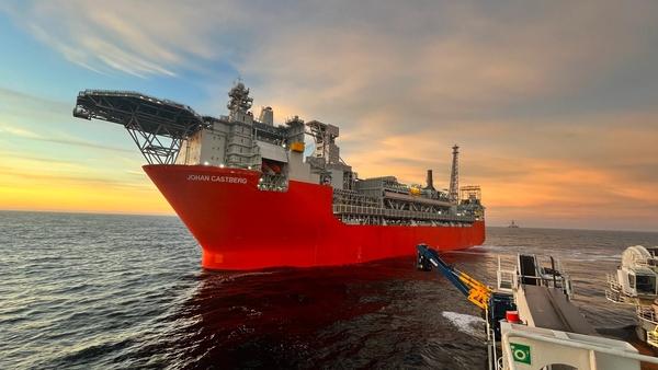 The Johan Castberg FPSO in the Barents Sea.